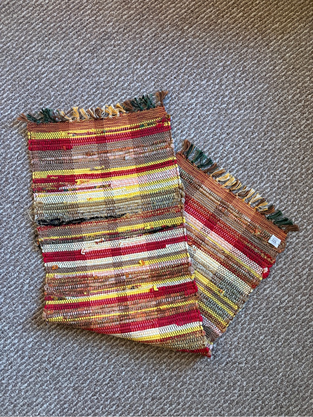 Handwoven Multicolor Rag Rug